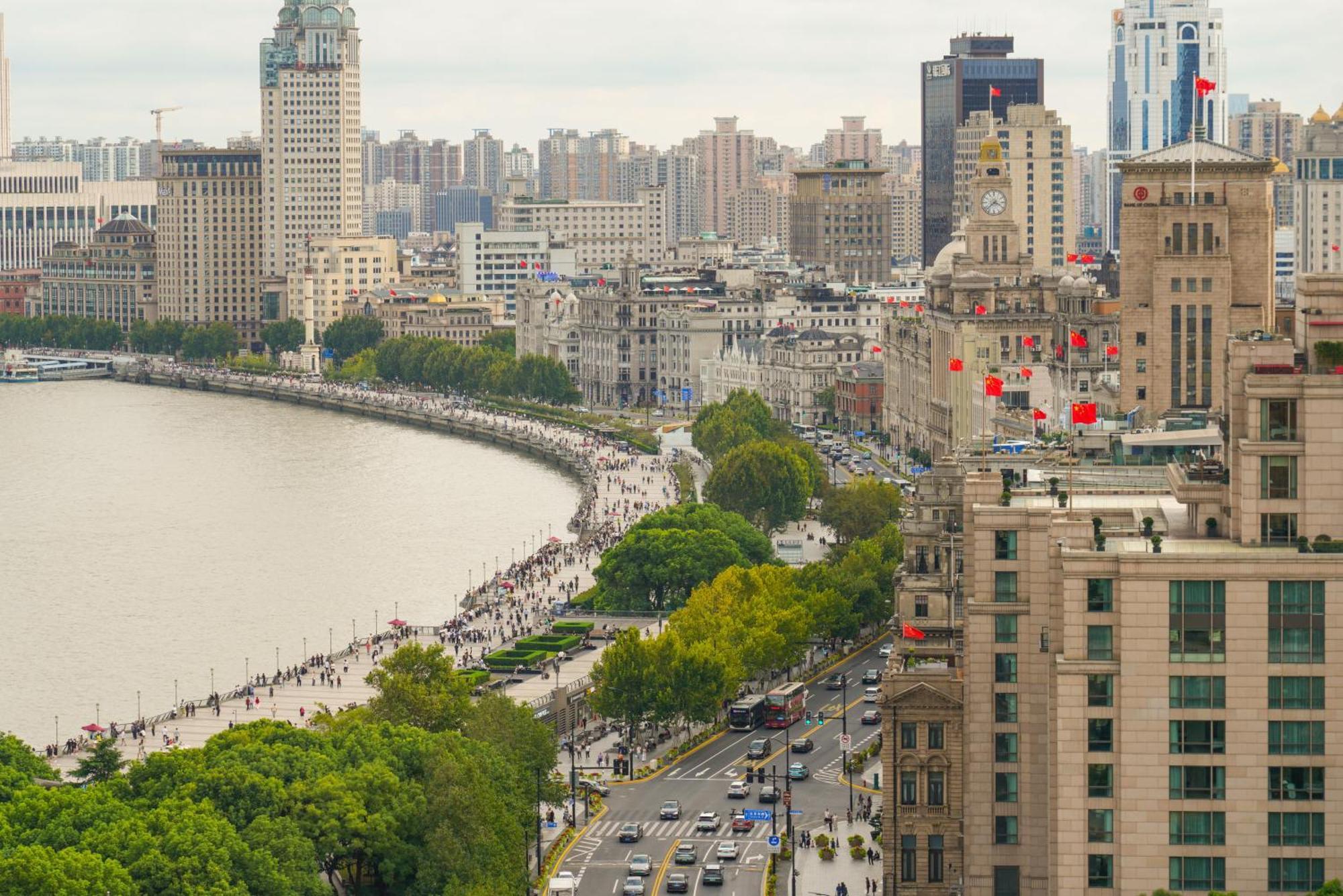 Broadway Mansions Hotel - On The Bund Şanghay Dış mekan fotoğraf